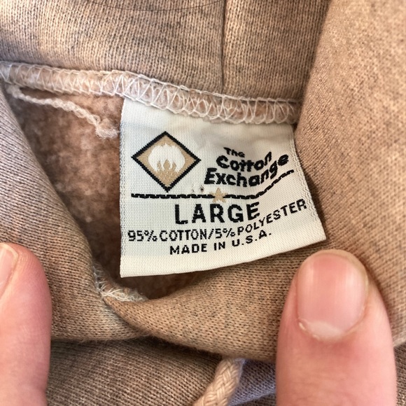 Vintage Oversized Cozy Hoodie Heavy Cotton - Picture 3 of 4